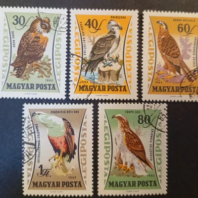 Lot timbres les oiseaux 🪶 Hongrie 